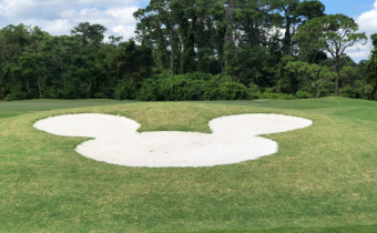 <em>Disney’s Lake Buena Vista</em> Golf Course Re-Opens With Renovated  Bunkers and a New Mickey Shaped Bunker!